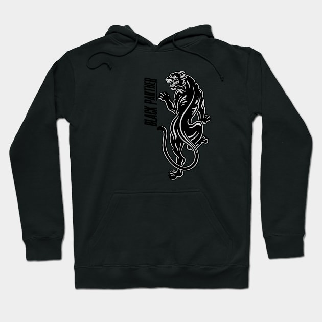 BLACK PANTHER Hoodie by Creative Shirt